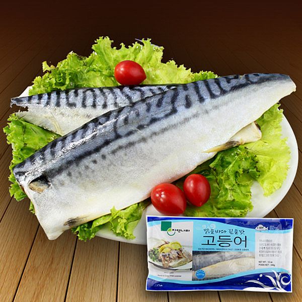 Mackerel fillets with brine